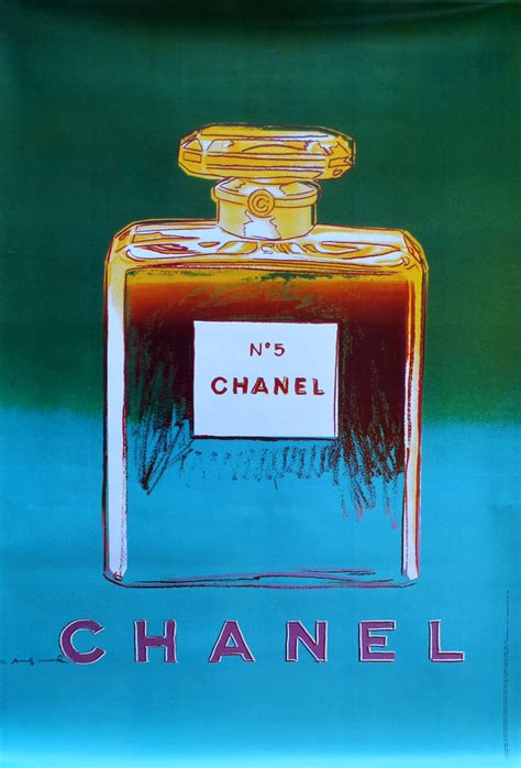 poster chanel 5|andy warhol poster chanel.